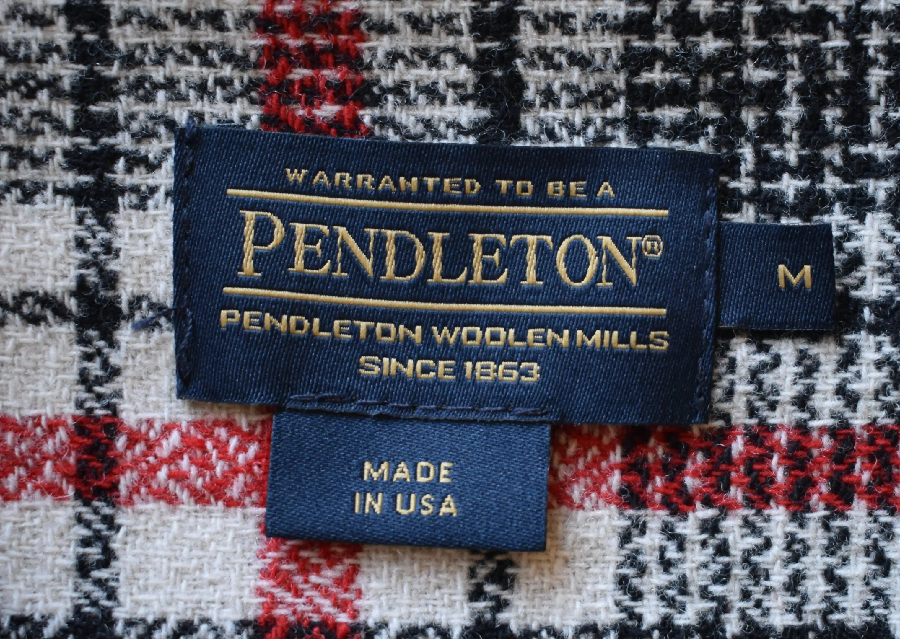 00s 00s Windowpane Plaid Blazer By Pendleton