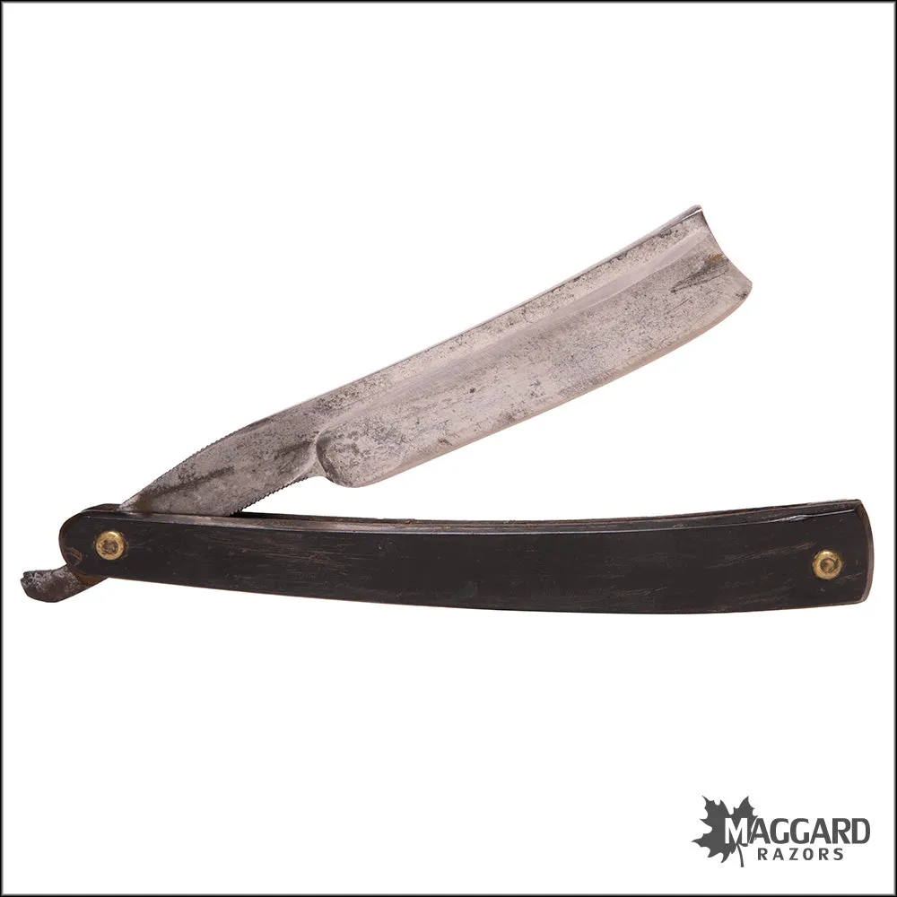 #1061 Vintage Straight Razor - "OLD ENGLISH" ca. 1820, 6/8