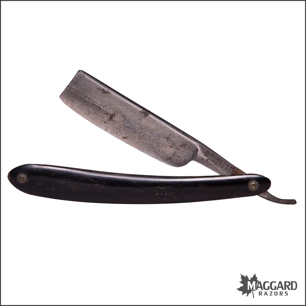 #1076 Vintage Straight Razor - Wade & Butcher, 7/8"