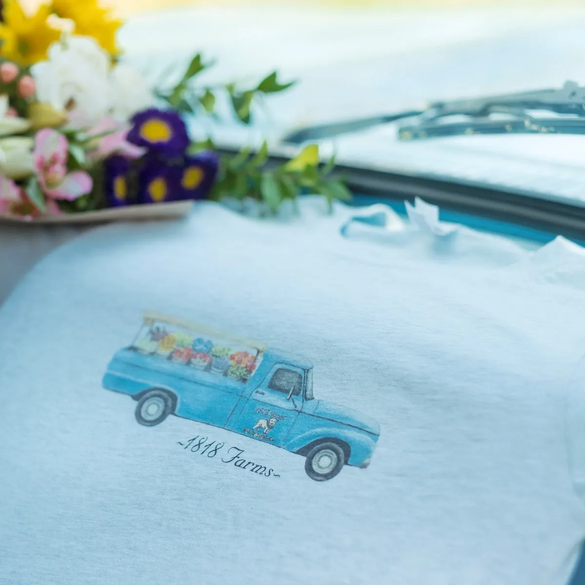 1818 Farms Flower Truck T-Shirt