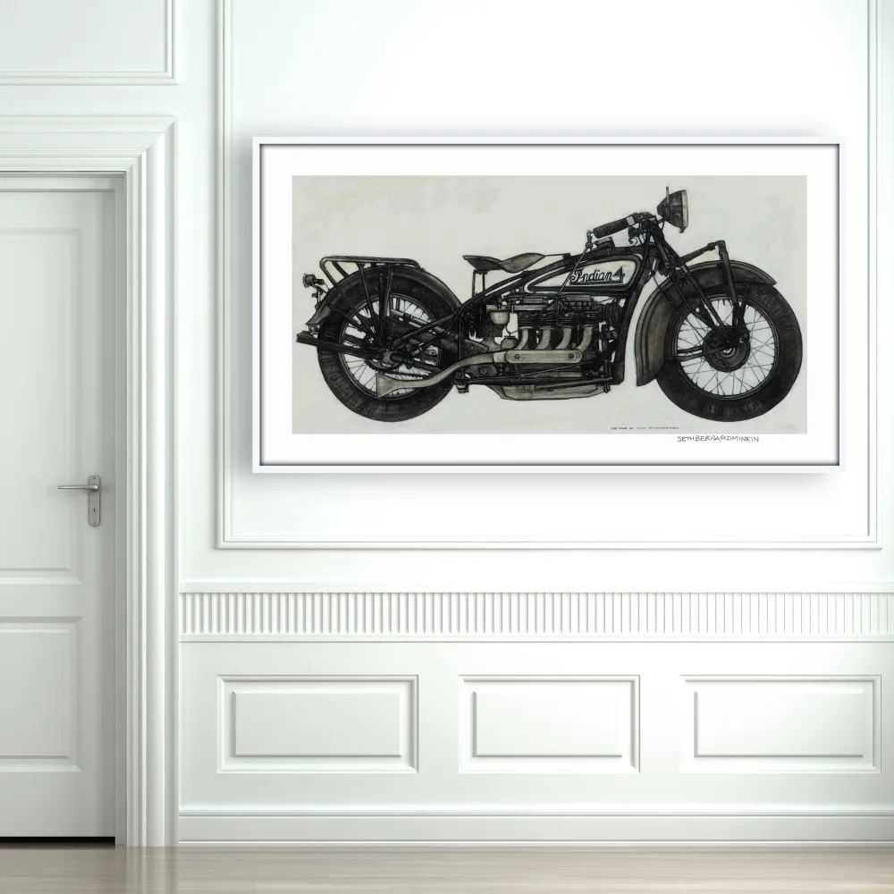 [1930 indian motorcycle][limited edition print by seth b minkin]