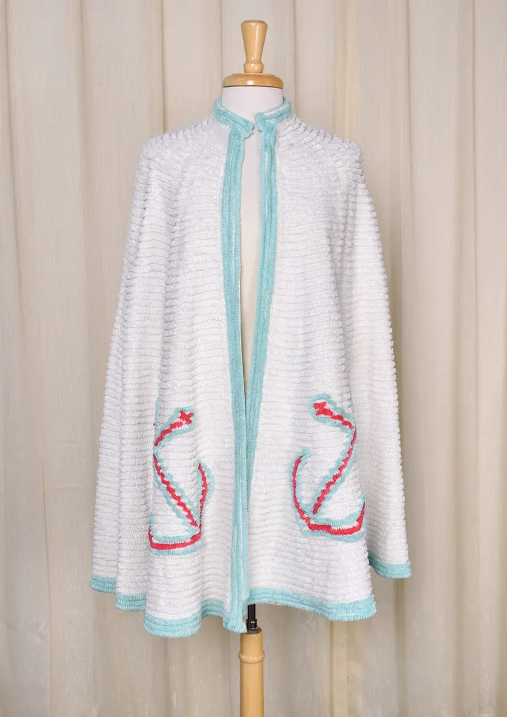 1930s Chenille Anchor Beach Cape