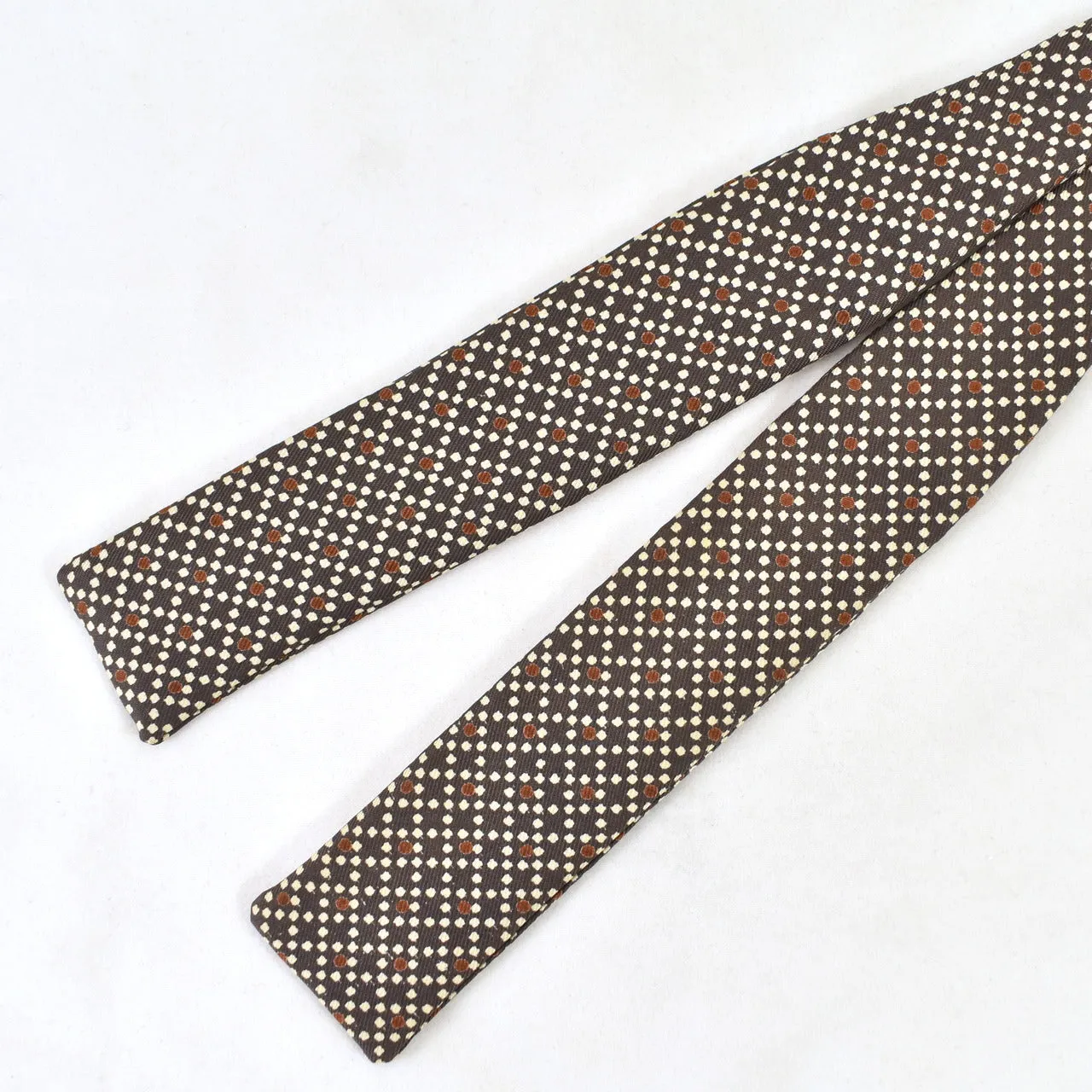 1950s Brown Dot Bow Tie