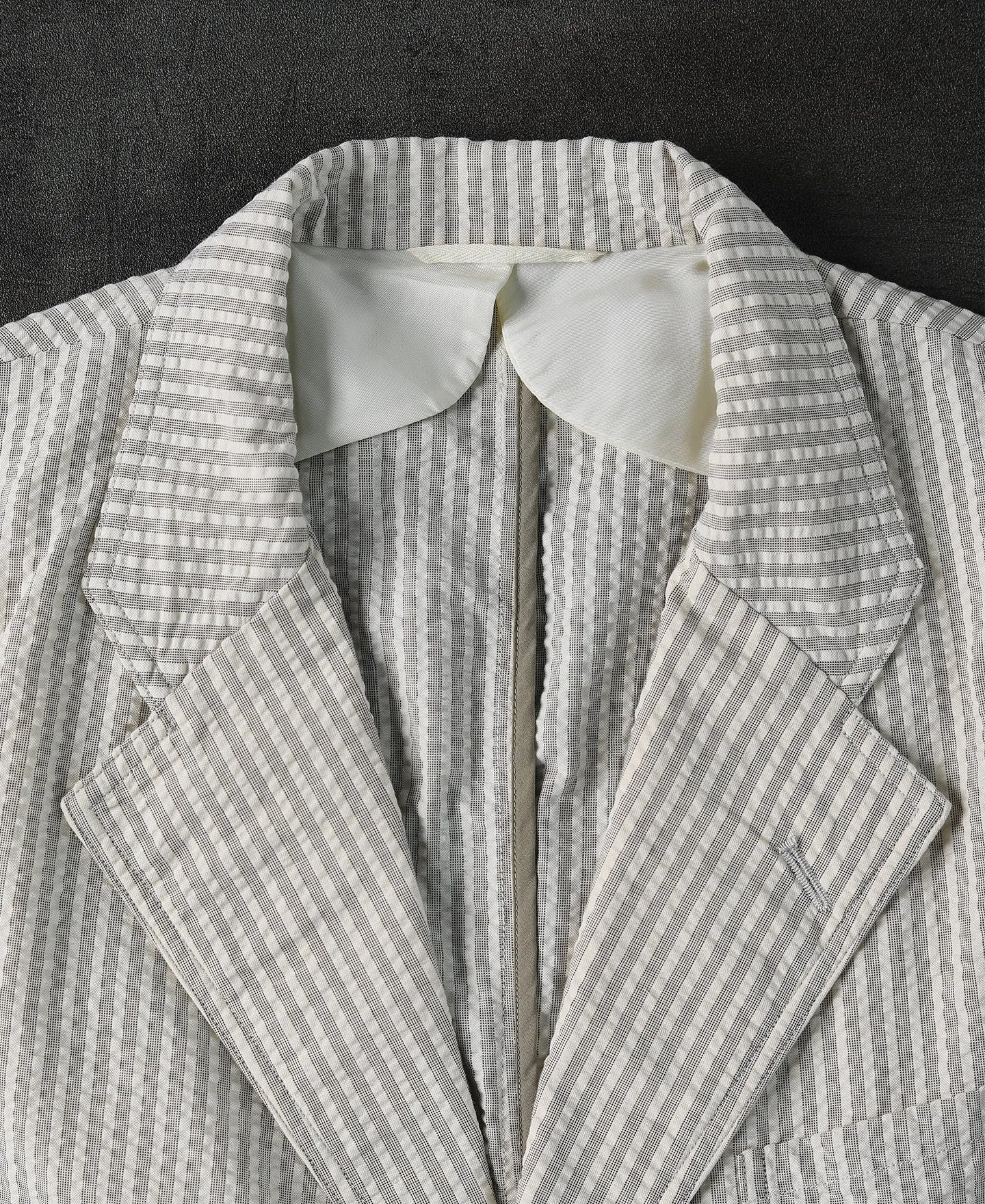 1950s Striped Seersucker Suit Jacket