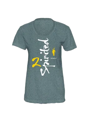 2 Spirited - Women's Fitted T-Shirt