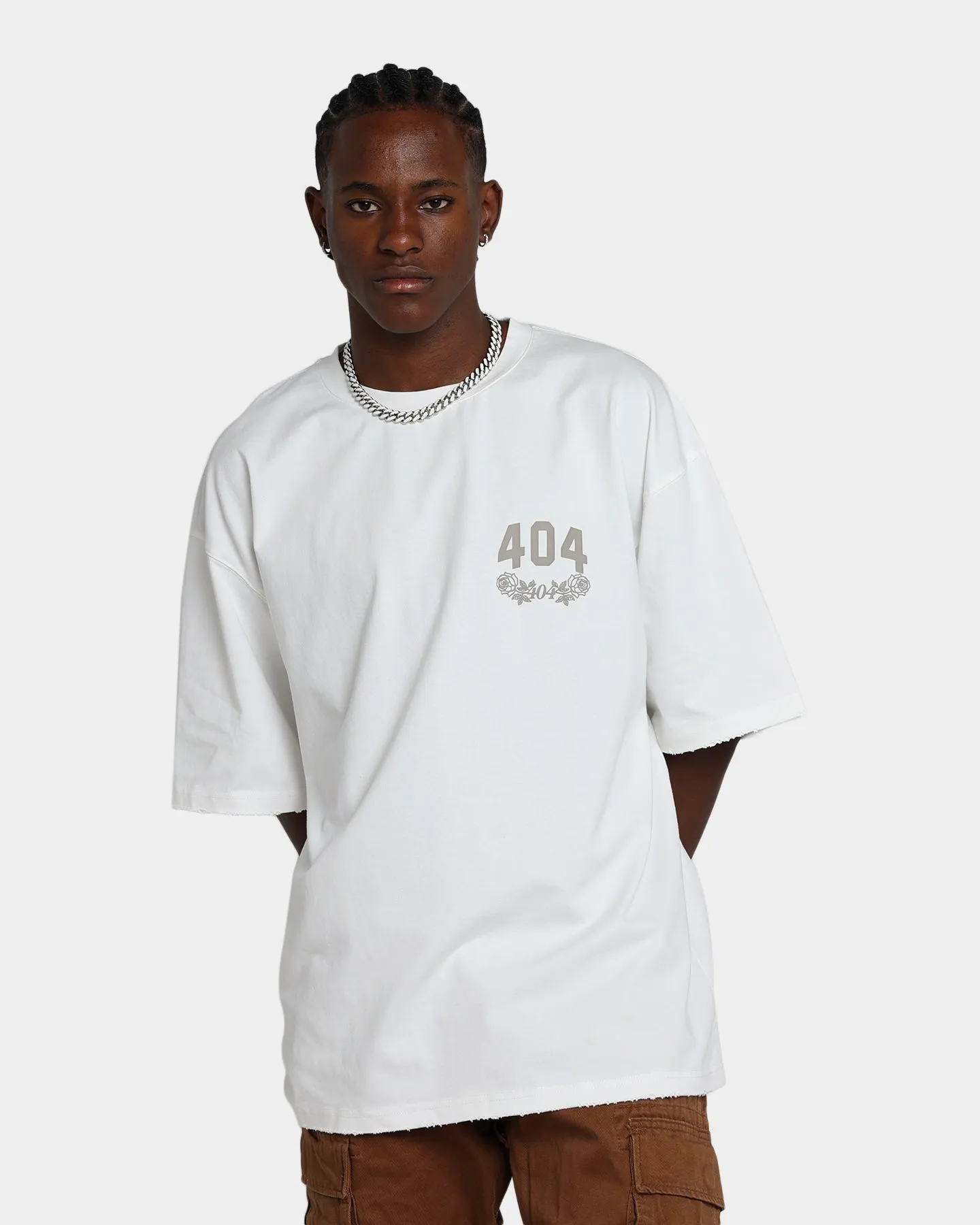 404 Flight Vintage T-Shirt Off White