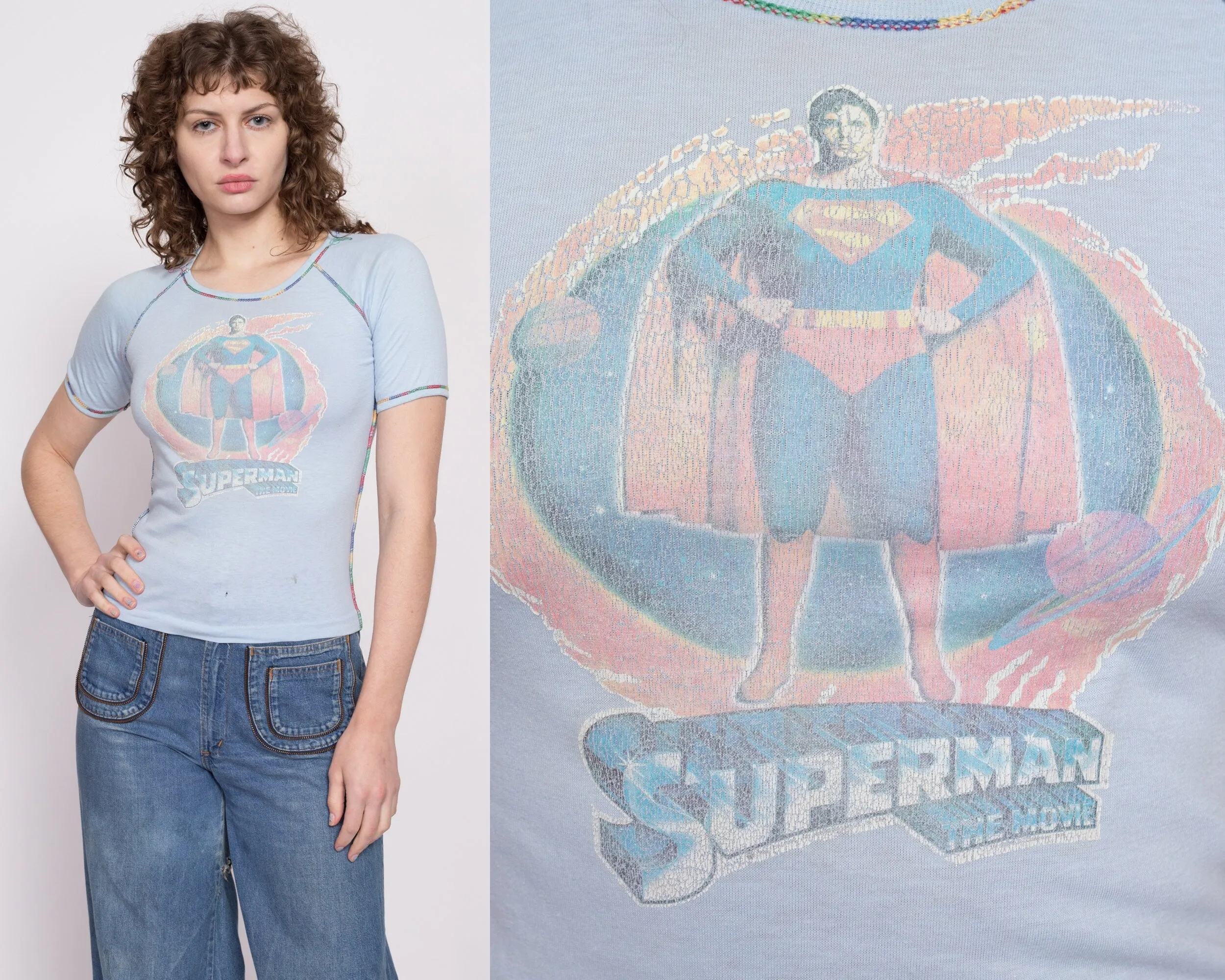 70s Superman The Movie T Shirt - Extra Small