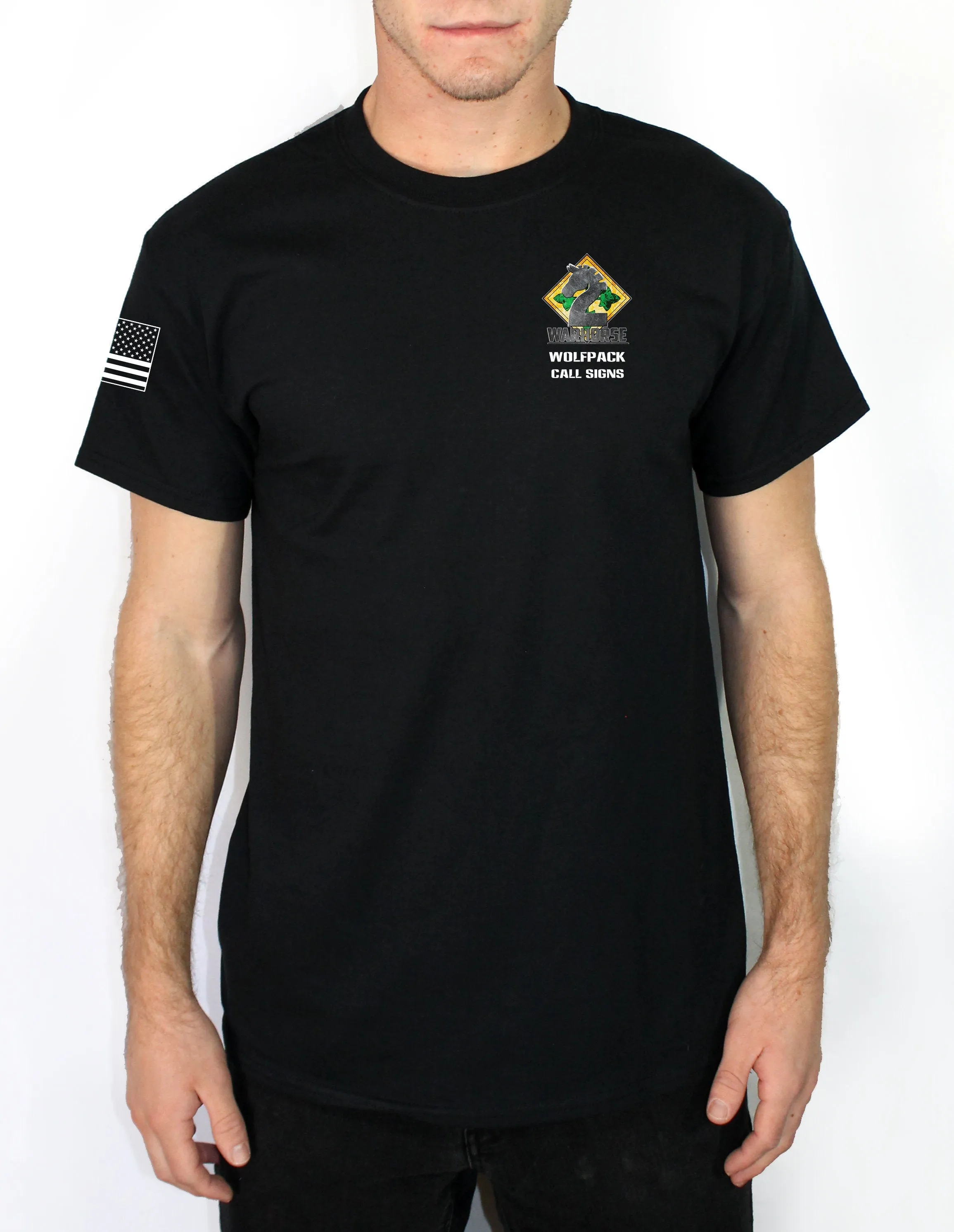 A CO Black Unisex PT Short Sleeve Shirt. This shirt is approved for PT. ** No Free Shipping- Please Read Description Below**