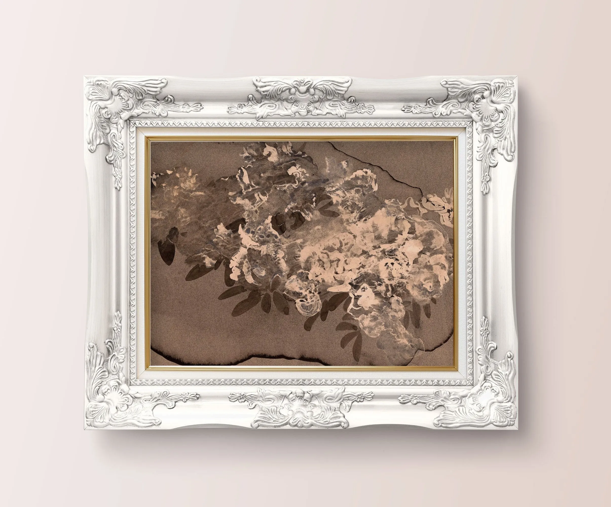 Abstract Floral 1 Vintage Wall Art