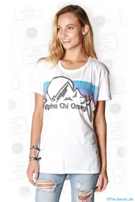 Alpha Chi Omega Summit Scoop Tee