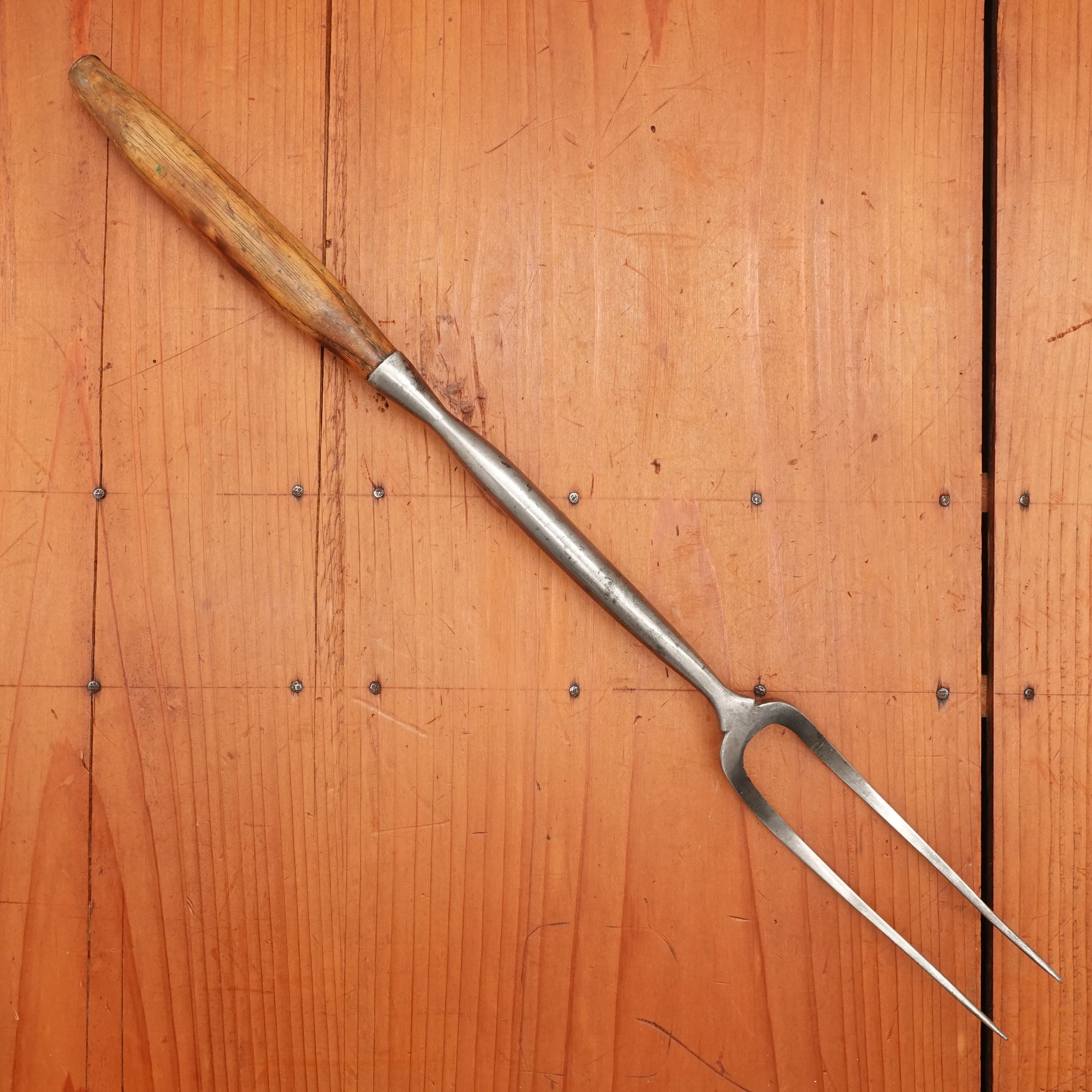 Antique 15" Pot Fork Hand Forged USA 1800s?