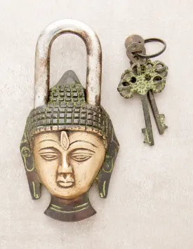 Antique Handmade Buddha Lock