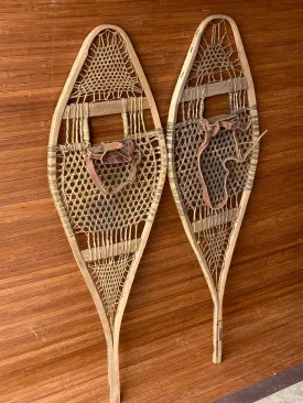 Antique Native American Indian Snowshoes