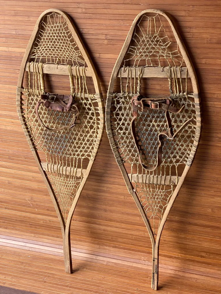 Antique Native American Indian Snowshoes