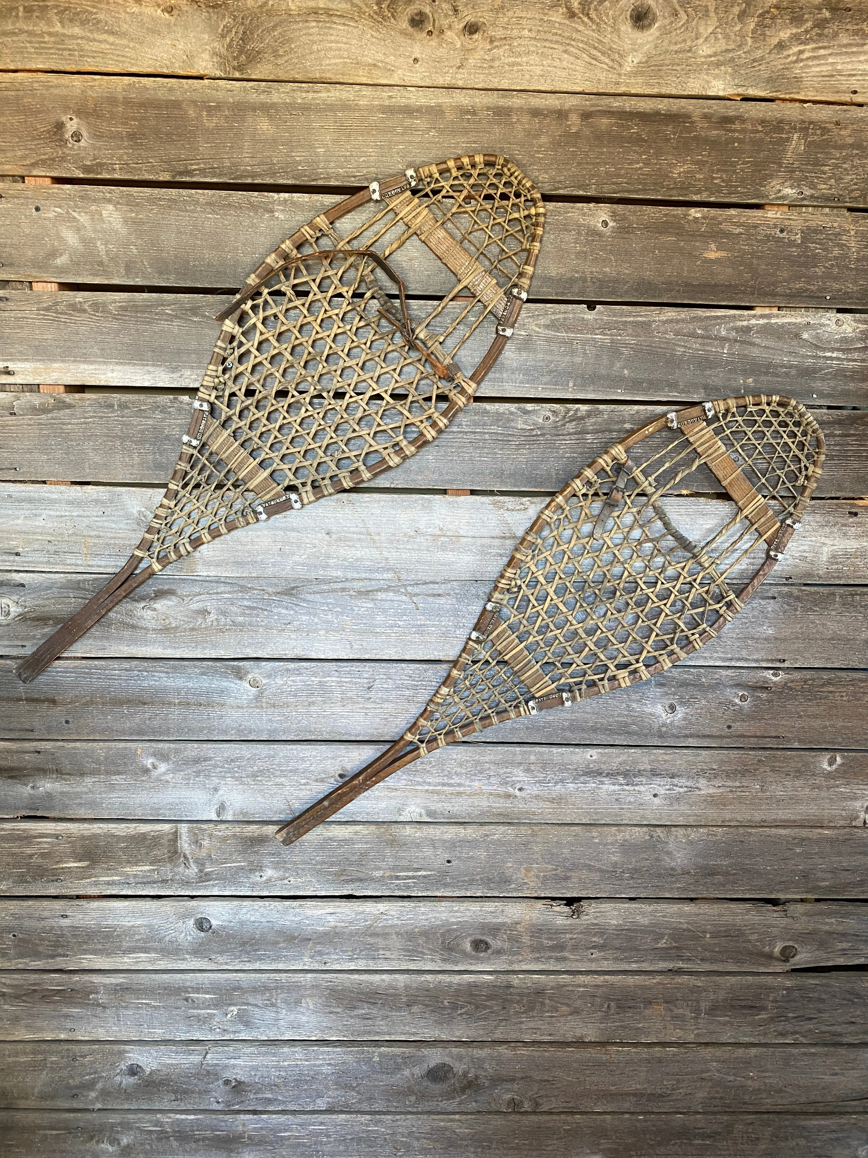 Antique Snowshoes - Patented 1903