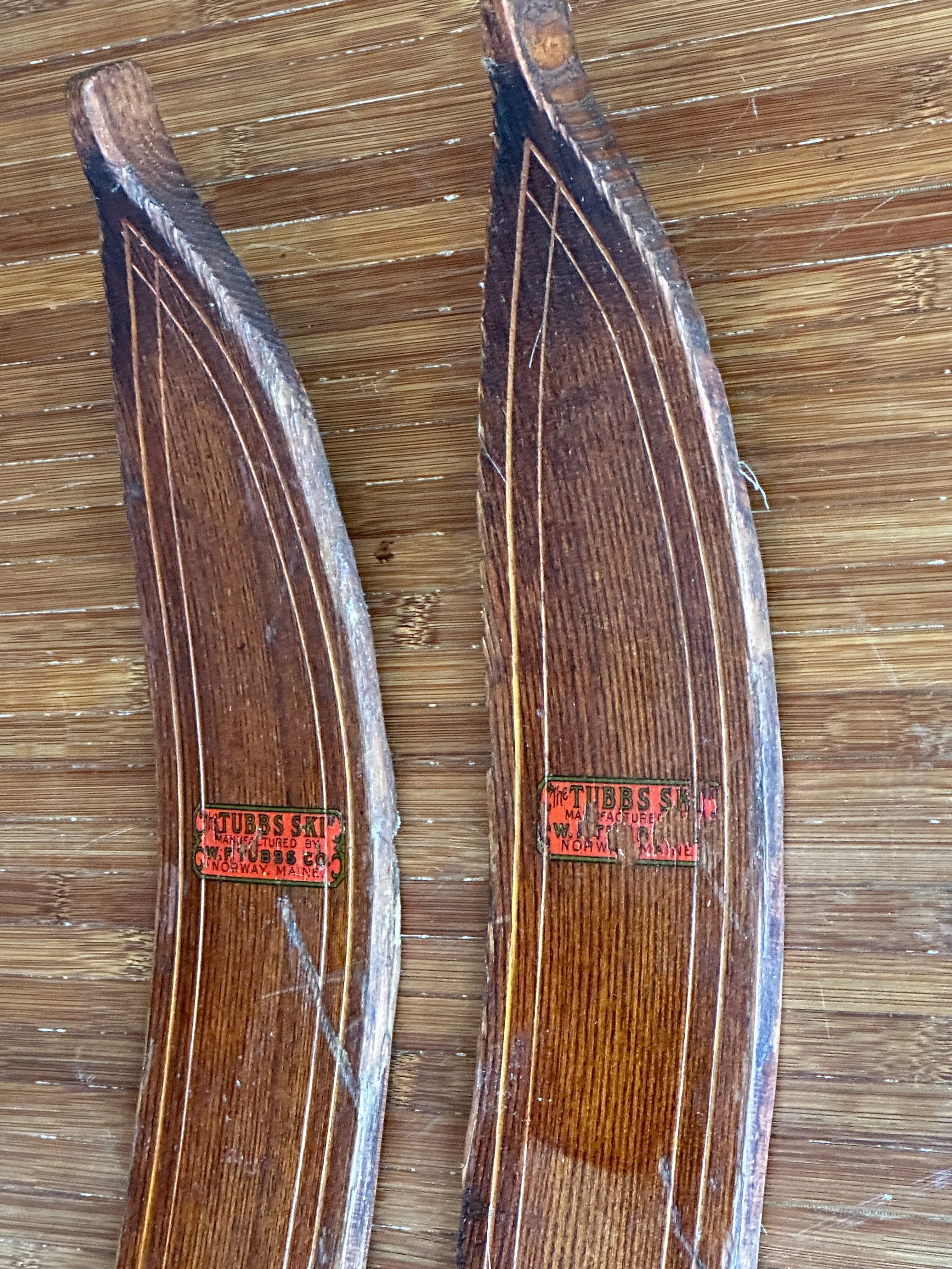 Antique Tubbs Skis