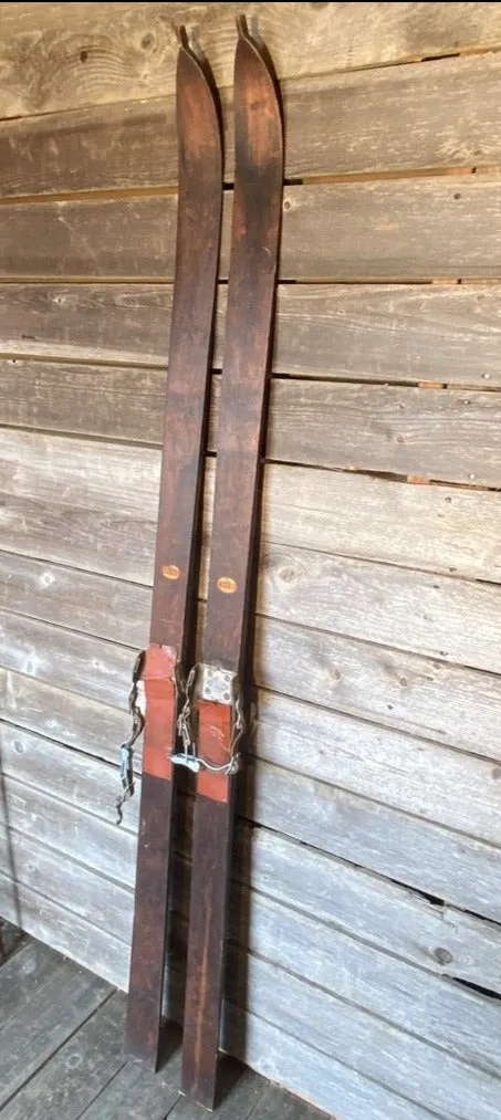 Antique Viking Skis - 1930s