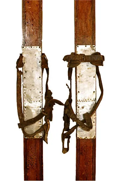 Antique Wooden Skis