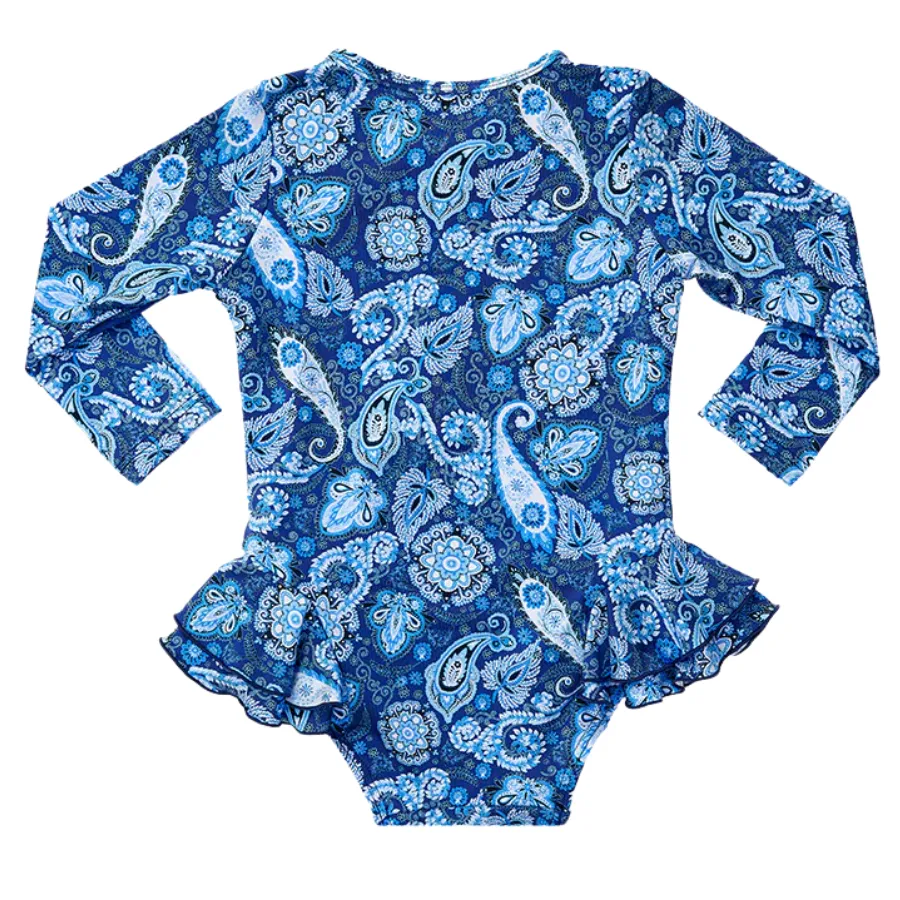 Aqua Blu Kids Long Sleeve One Piece AG2202LR - Laurel