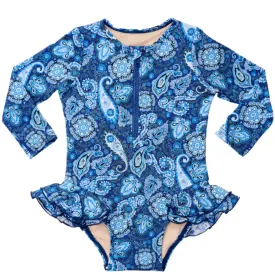 Aqua Blu Kids Long Sleeve One Piece AG2202LR - Laurel