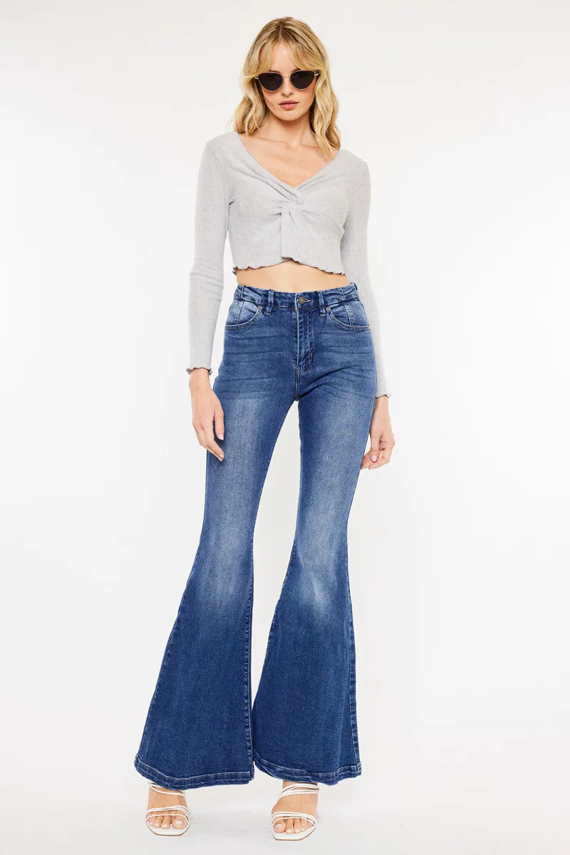 Arizona High Rise Super Flare Jeans