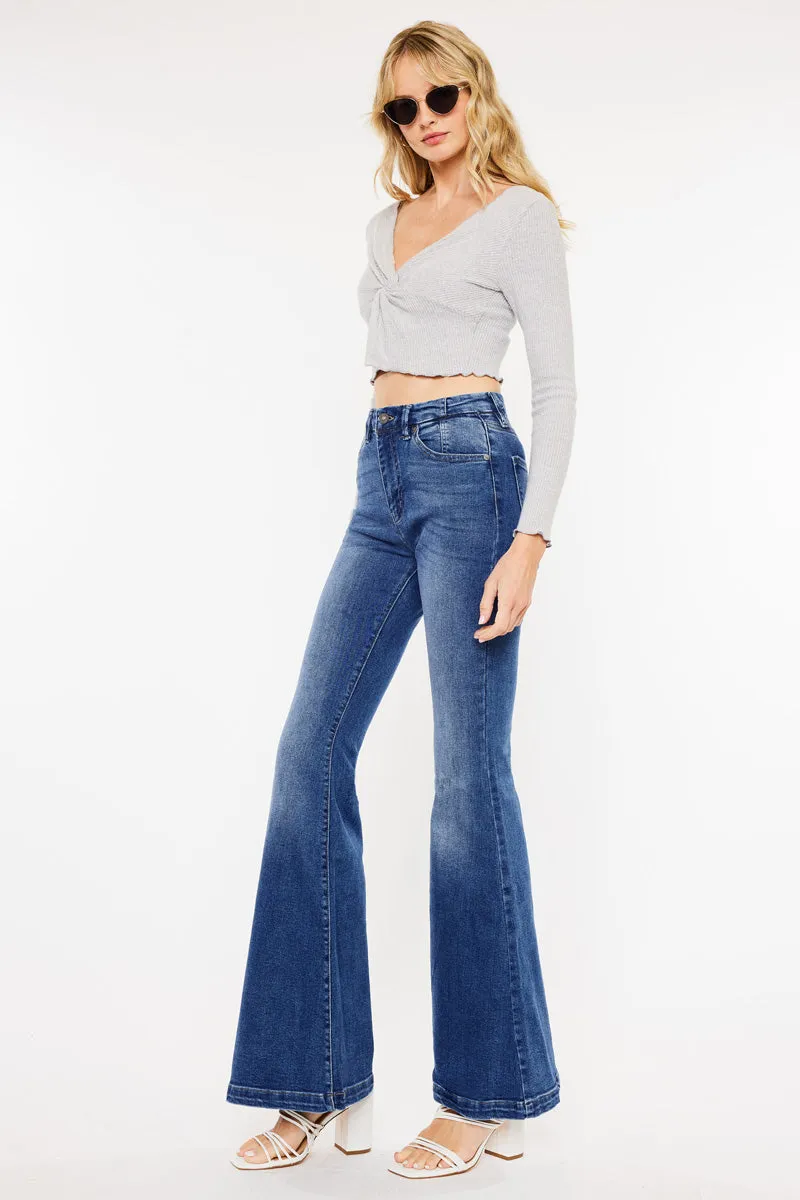 Arizona High Rise Super Flare Jeans