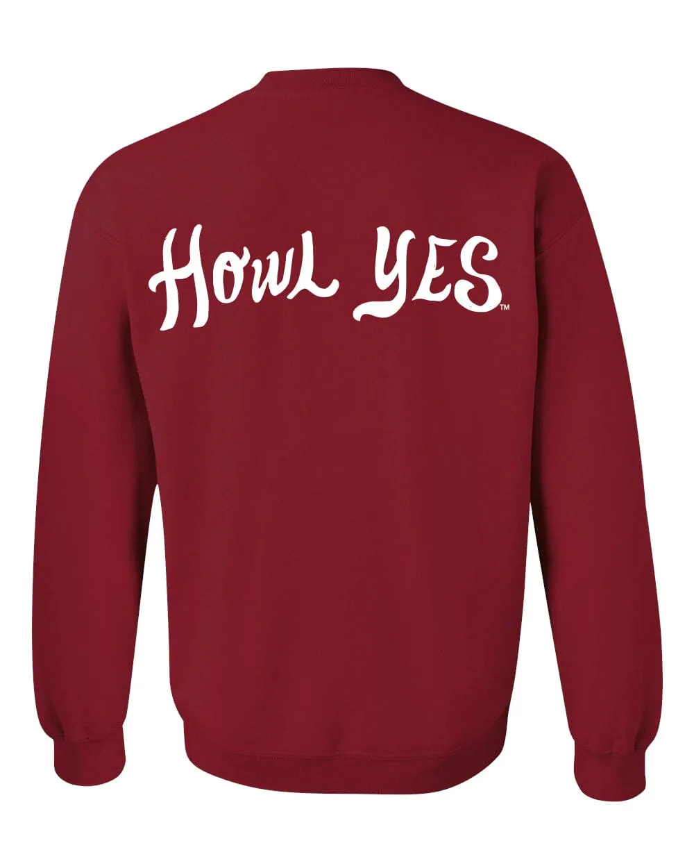 Arkansas State Red Wolves Lyric Puff Ink Red Sweatshirt