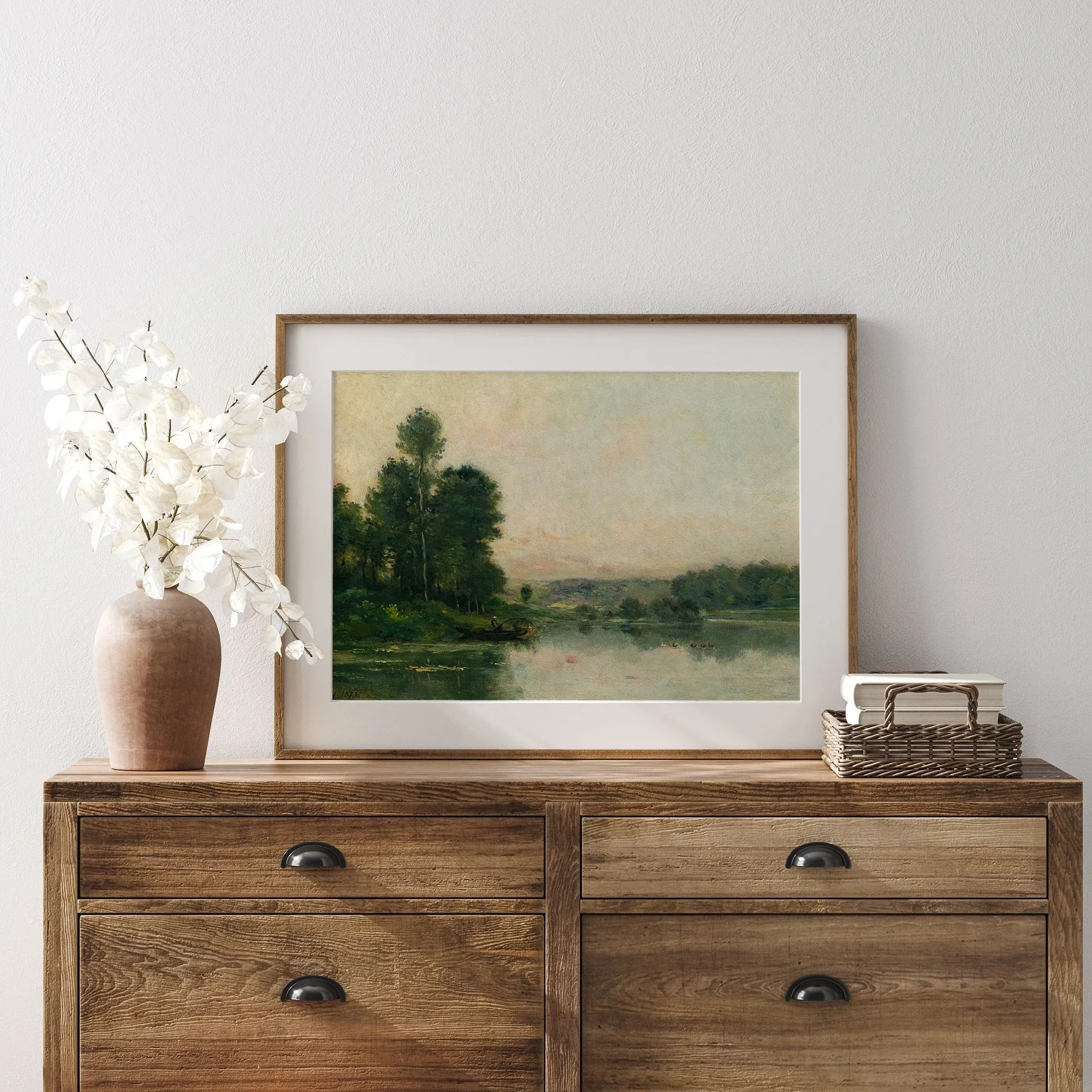 At the Lakes Edge - Vintage Wall Art