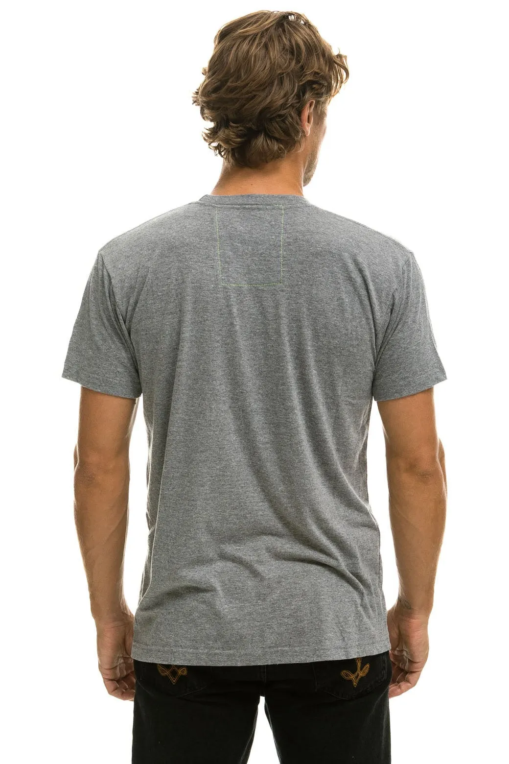 AVIATOR NATION MANHATTAN BEACH TEE SHIRT - HEATHER GREY