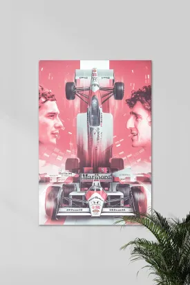 Ayrton Senna | Face OFF | F1 POSTERS