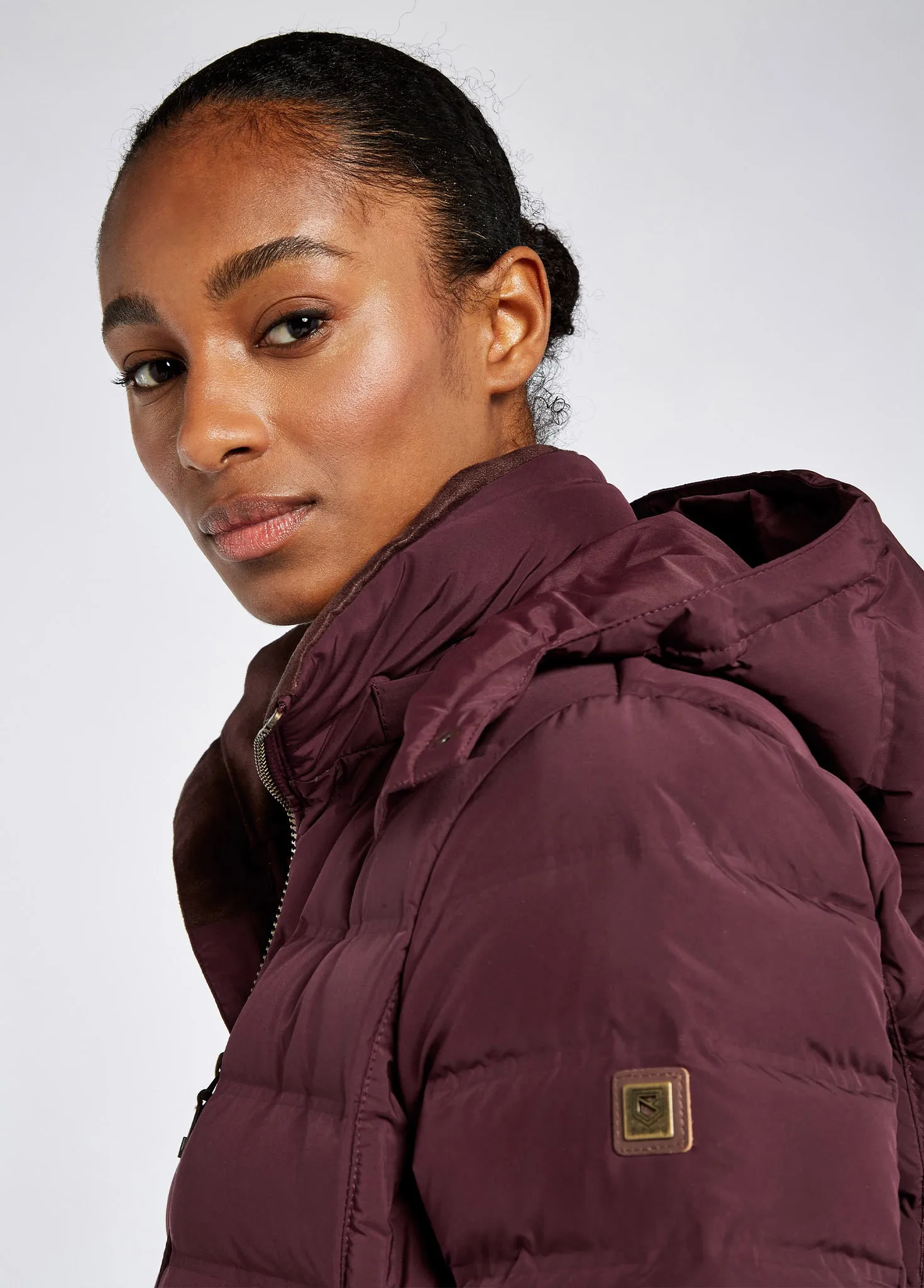 Ballybrophy Quilted Jacket - Currant