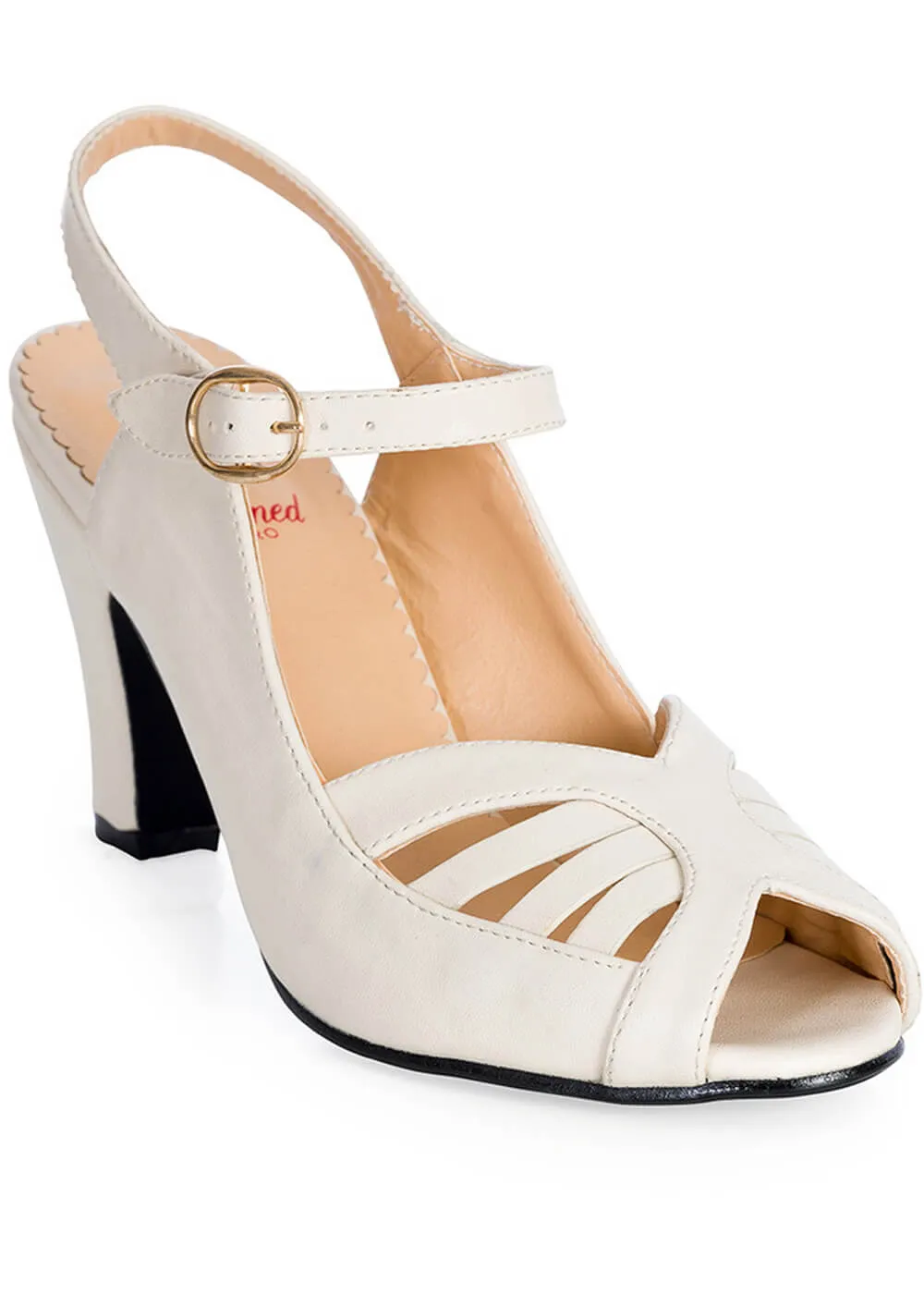 Banned Regatta Kelly Lee 40's Sandals Pumps White