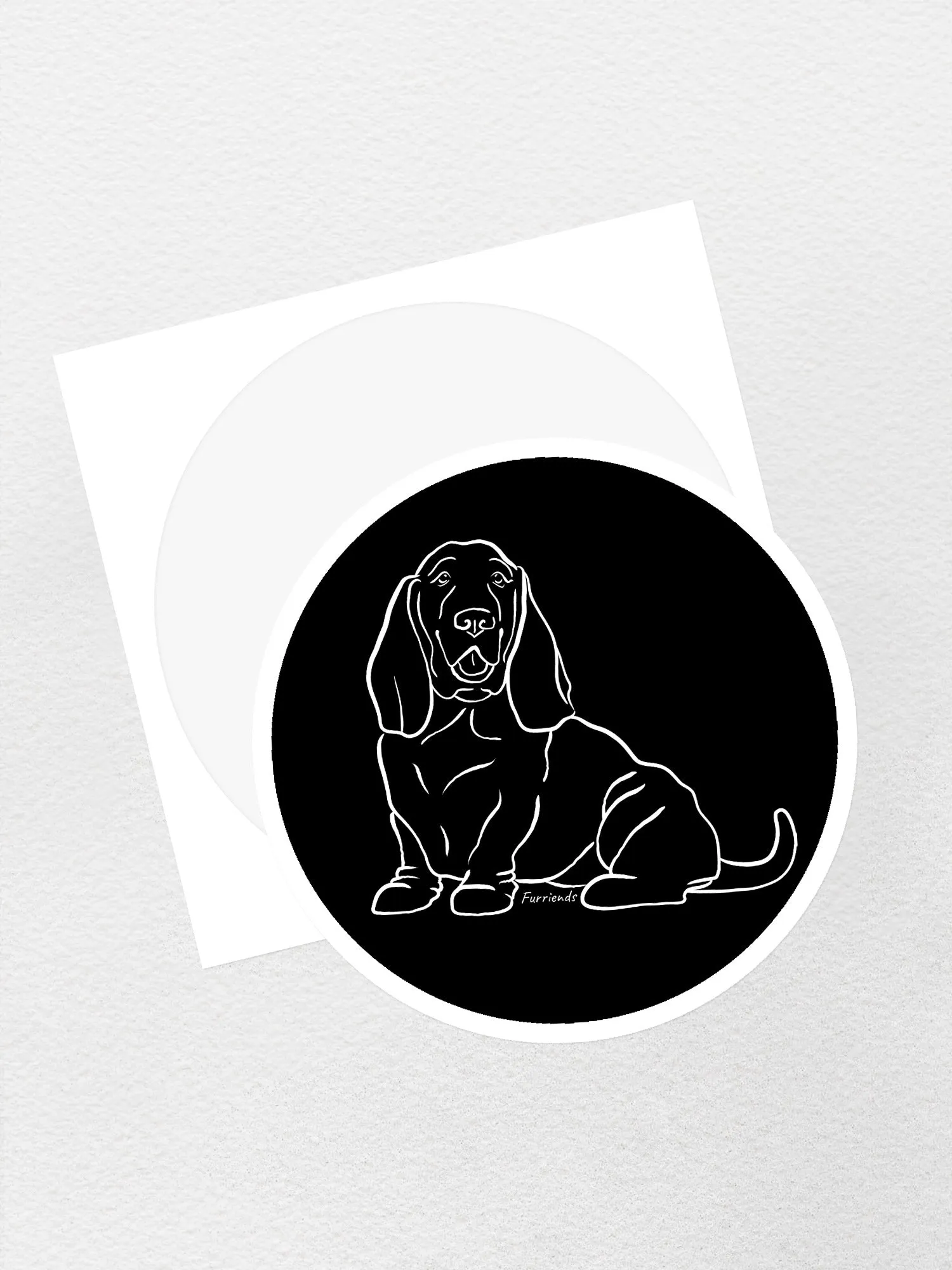 Basset Hound Sticker