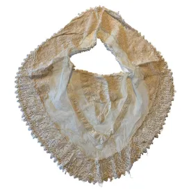 Bib Style Mesh and Lace Collar circa 1910s