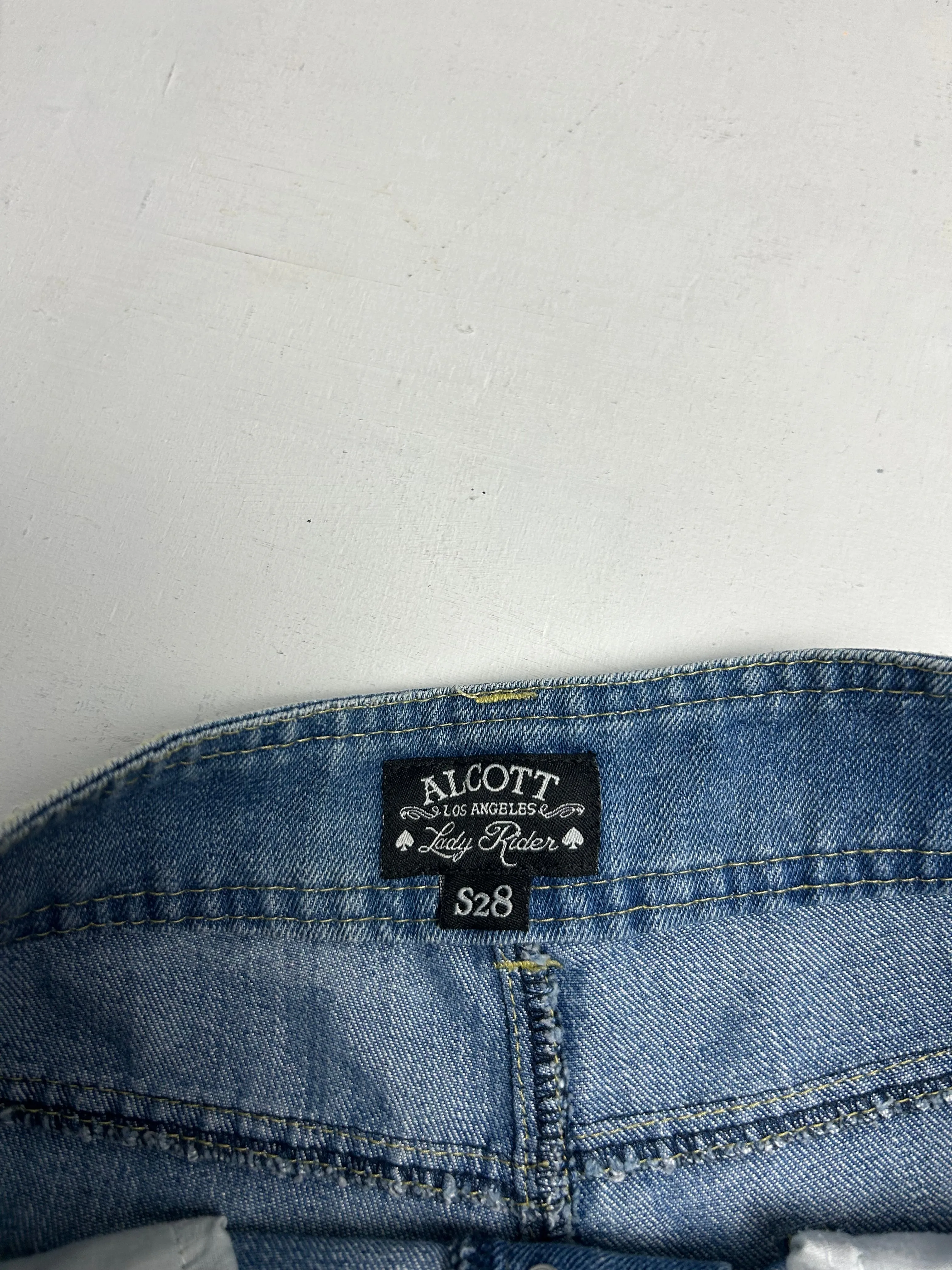 Blue denim mini / micro short y2k vintage (S)