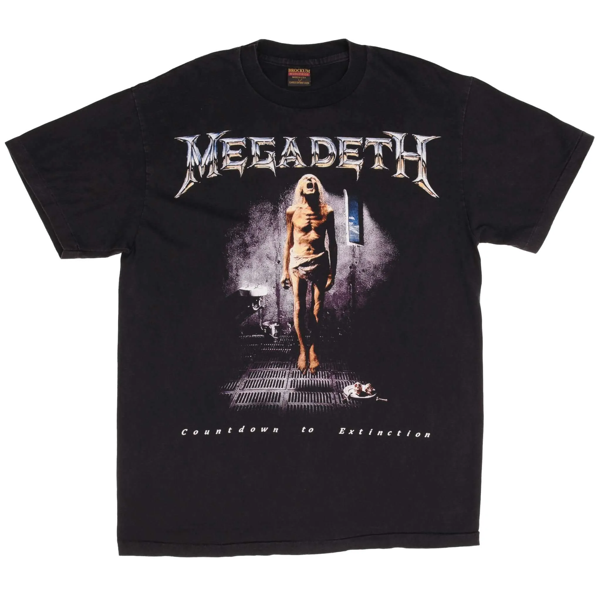 BOOTLEG MEGADETH COUNTDOWN TO EXTINCTION TEE SHIRT SIZE LARGE MADE IN USA