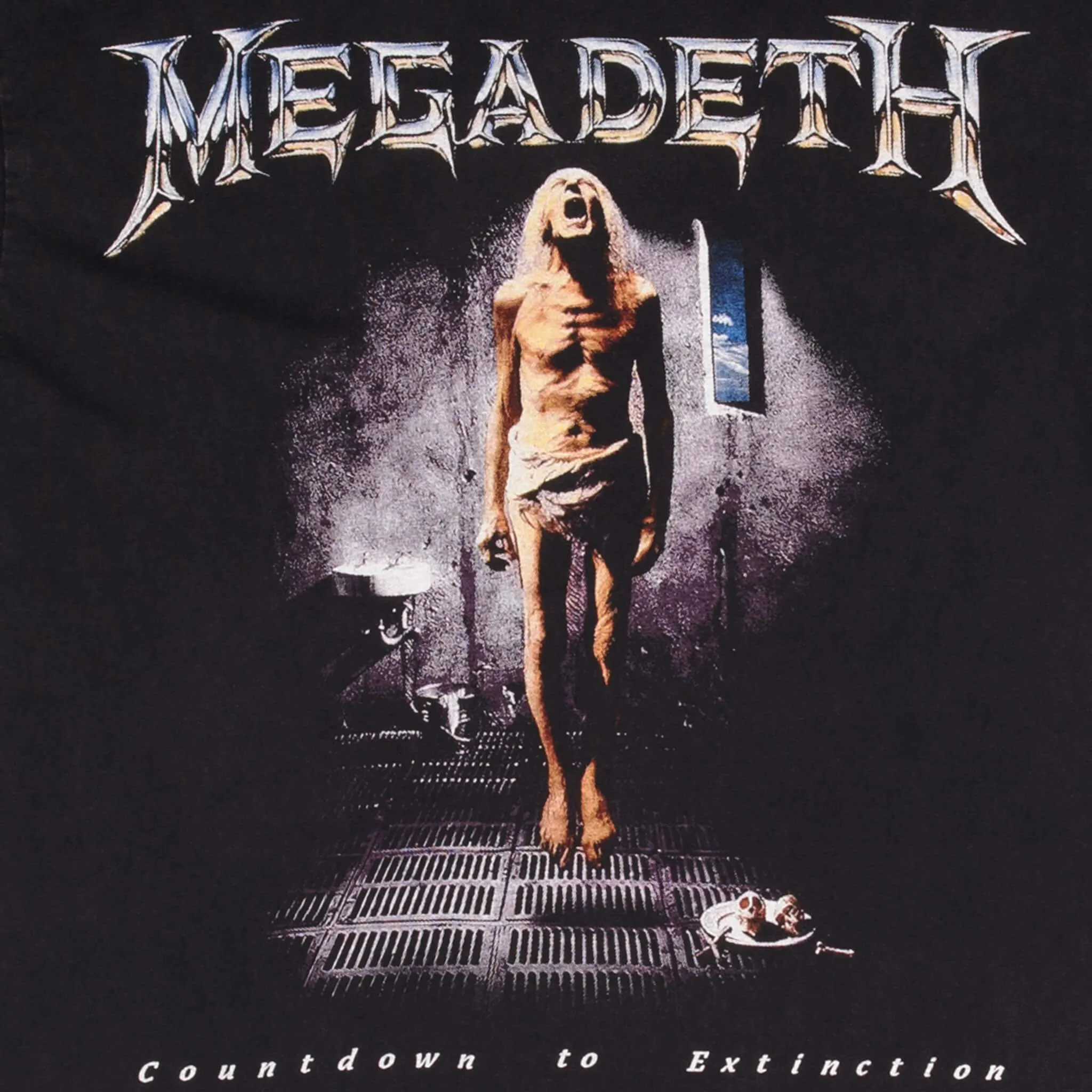 BOOTLEG MEGADETH COUNTDOWN TO EXTINCTION TEE SHIRT SIZE LARGE MADE IN USA