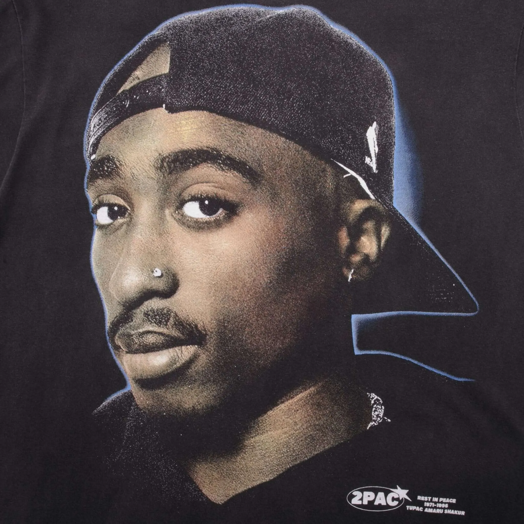 BOOTLEG RAP TEE SHIRT 2PAC TUPAC I WONDER IF HEAVEN GOT A GHETTO SIZE XL