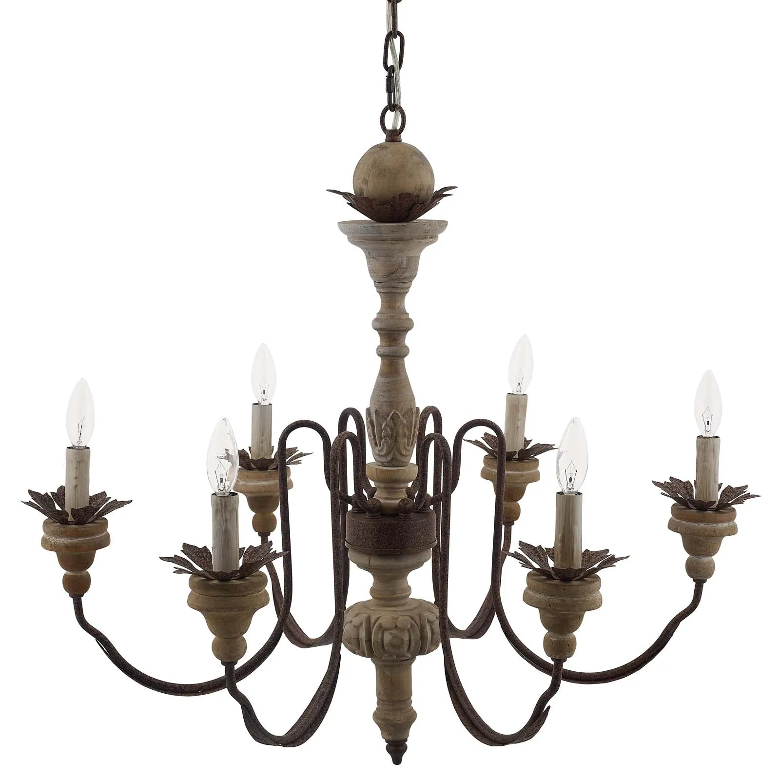 Bountiful Vintage French Pendant Ceiling Light Candelabra Chandelier