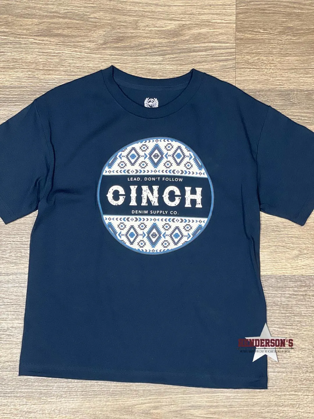 Boy's Cinch Navy Tee