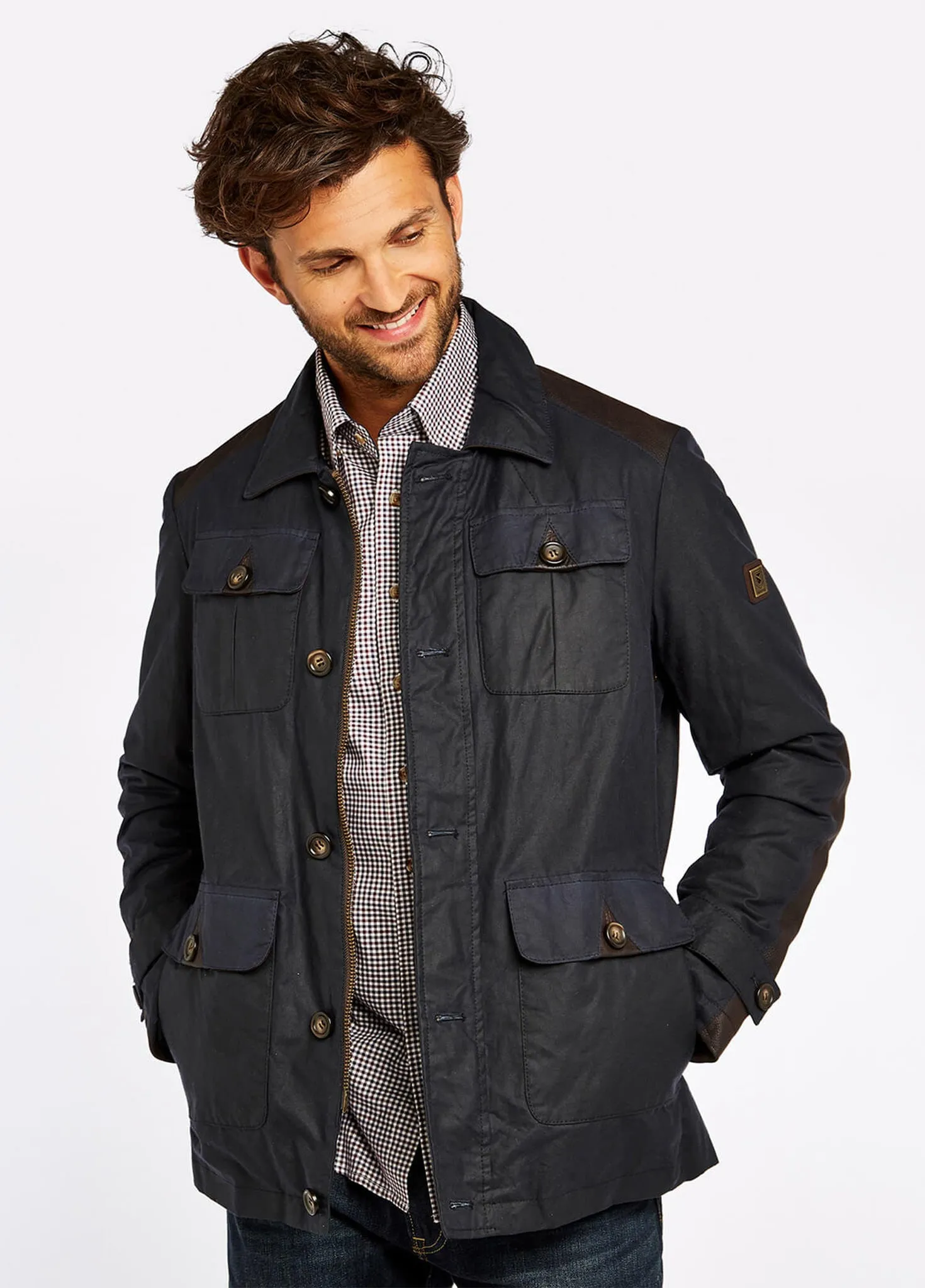 Broadford Wax Jacket - Navy