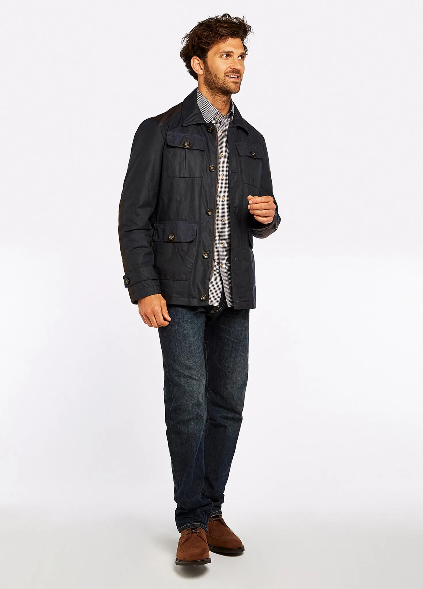 Broadford Wax Jacket - Navy