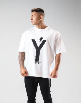 Brush Ý Vintage Big T-Shirts  "Wide Body" - White