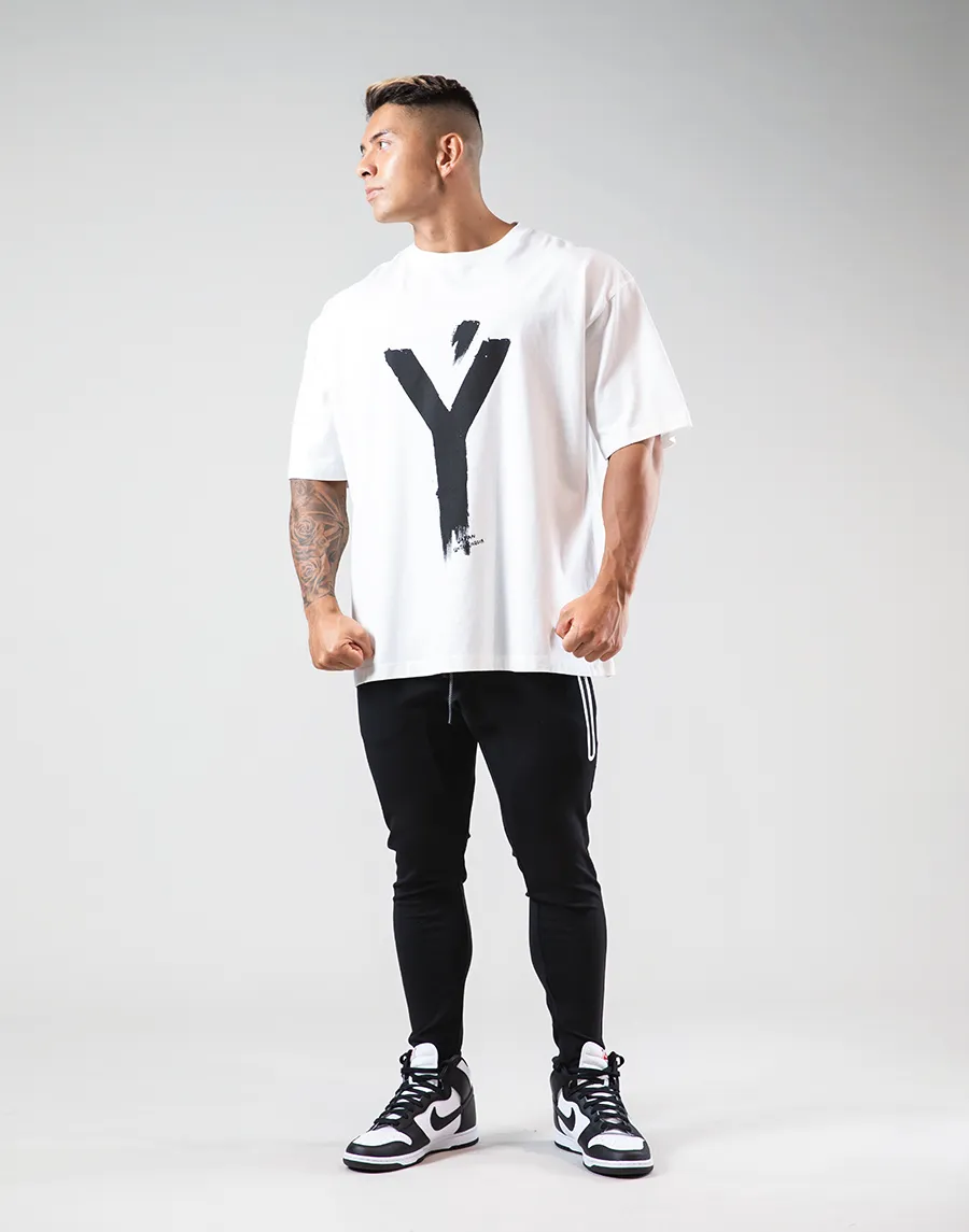 Brush Ý Vintage Big T-Shirts  "Wide Body" - White