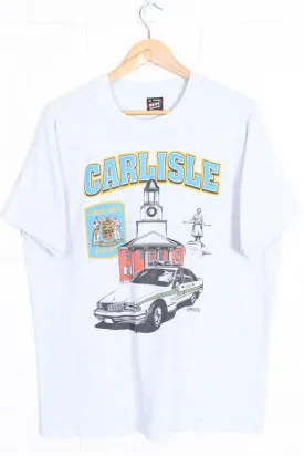 Carlisle Police 1994 Classic Car Single Stitch T-Shirt USA Made (XL)