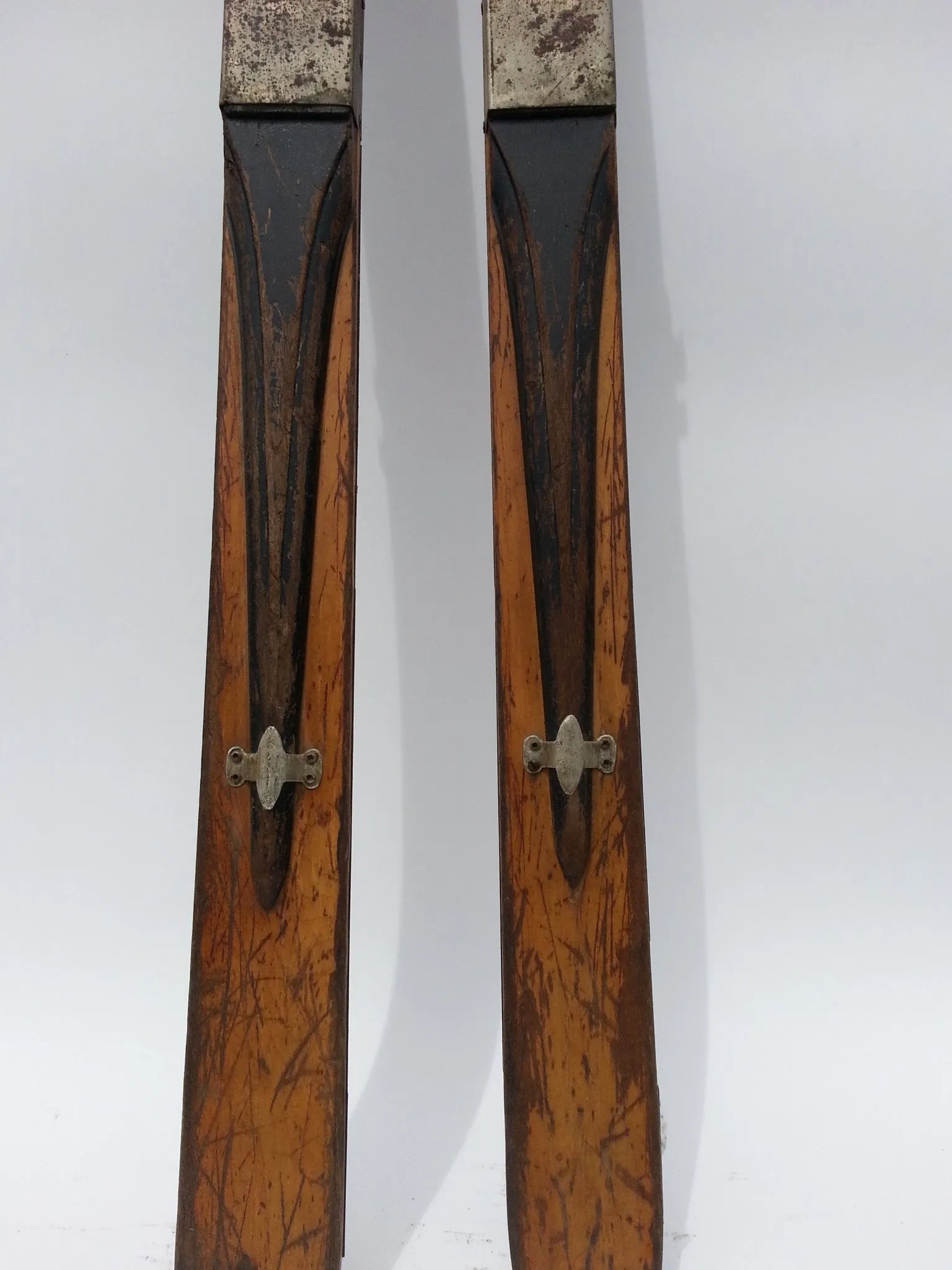 Clements Vintage Slalom Racing Wood Skis