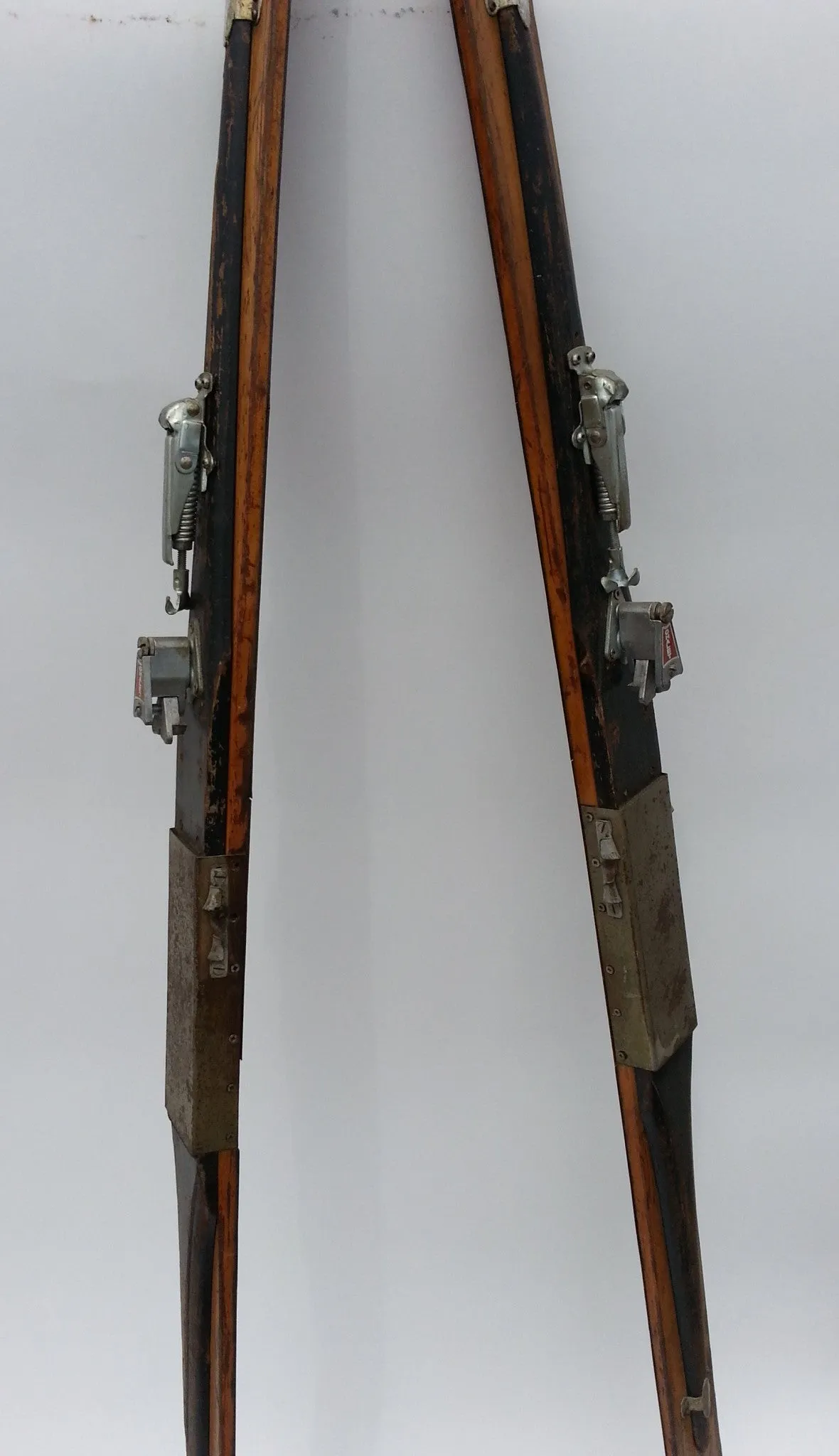 Clements Vintage Slalom Racing Wood Skis