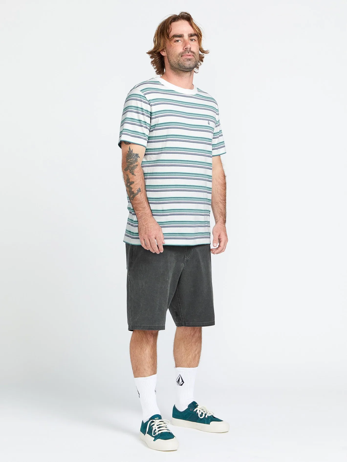 Commixt Crew Short Sleeve Shirt - Off White