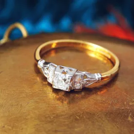 Coveted Vintage Old Cut Diamond Engagement Ring