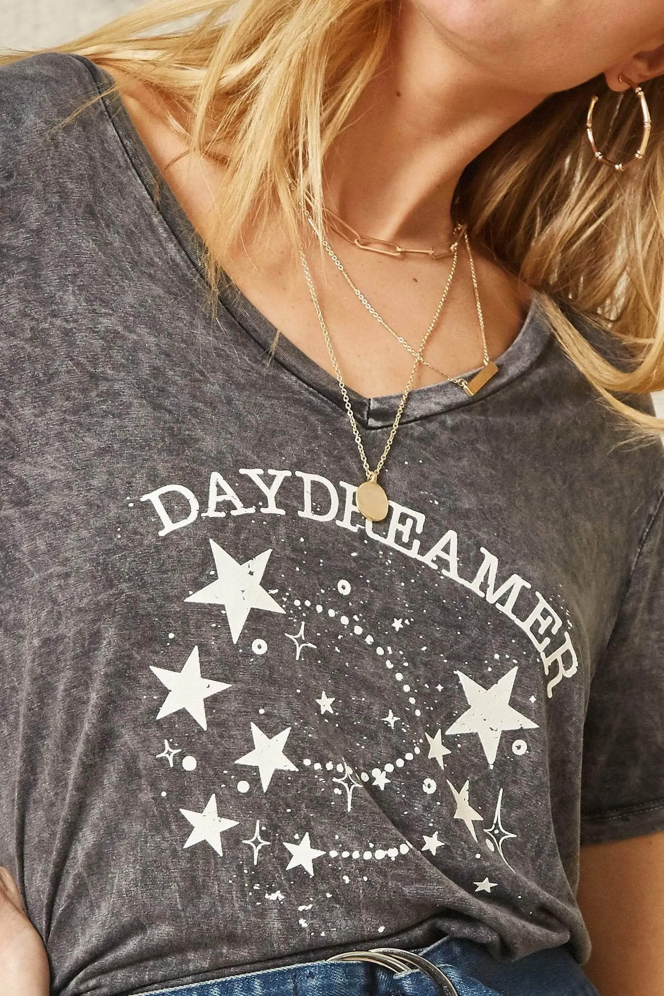 Daydreamer Stone-Washed Vintage Graphic Tee